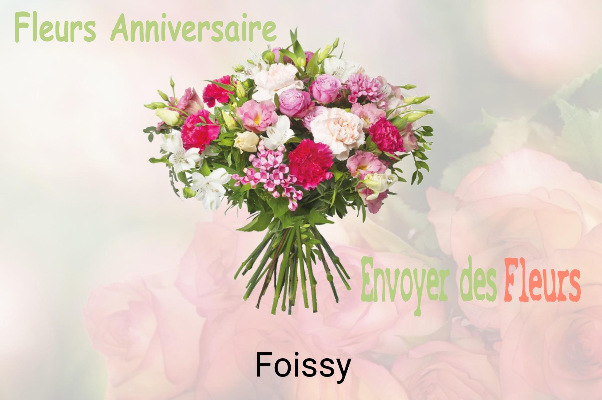 Bouquet de fleurs d’anniversaire livré à Foissy